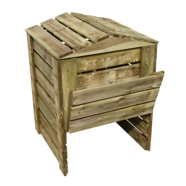 Cerland - Composteur en bois traité - 210 L - image